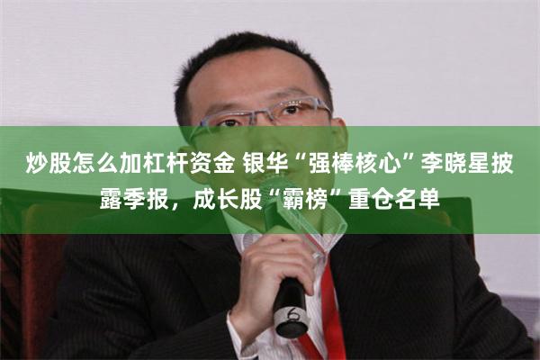 炒股怎么加杠杆资金 银华“强棒核心”李晓星披露季报，成长股“霸榜”重仓名单