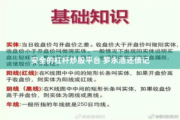 安全的杠杆炒股平台 罗永浩还债记